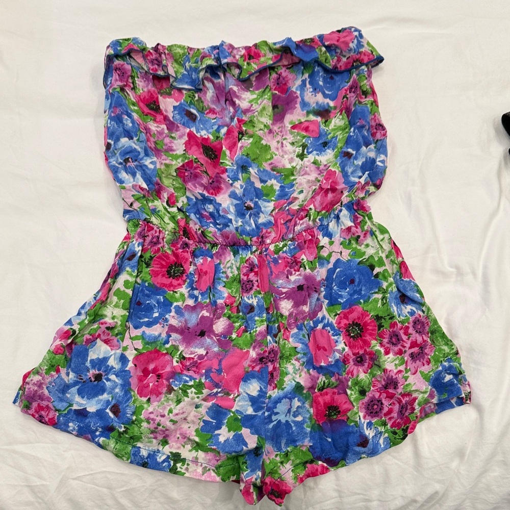 Floral One Piece Romper